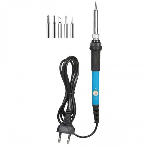 Ferro de solda de solda temperatura ajustável elétrica 60 W + 5 Pontas