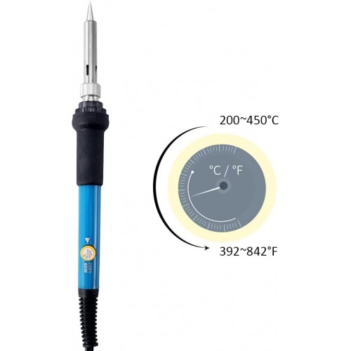 Ferro de solda de solda temperatura ajustável elétrica 60 W + 5 Pontas